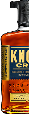 Knob creek kentucky straight bourbon whiskey bottle