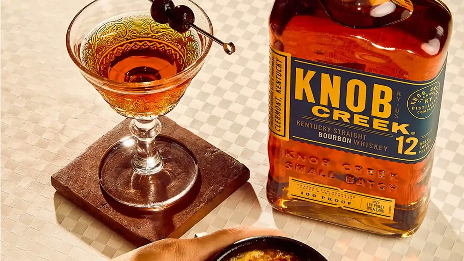 Bottle Ingredients Fruit Glass Knob Creek