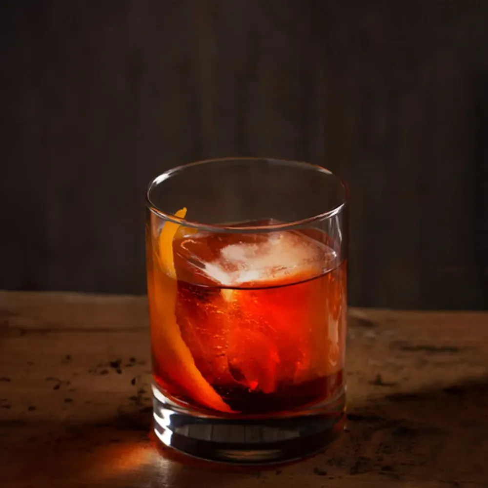 boulevardier cocktail bourbon whiskey knob creek